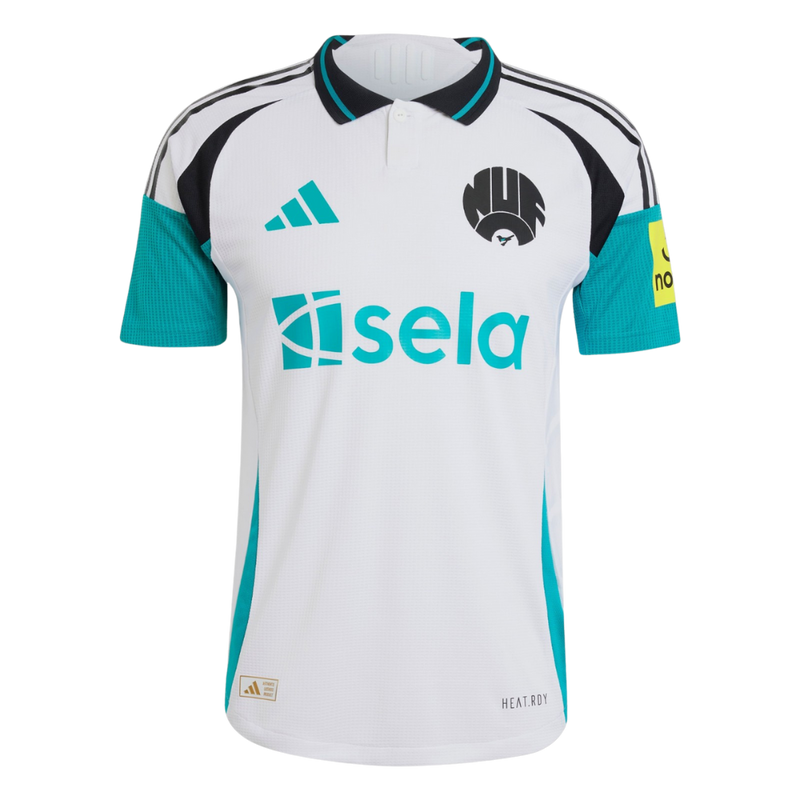 Camisa Newcastle Third  2024/25 s/n Torcedor Adidas Masculino - Branca e Azul