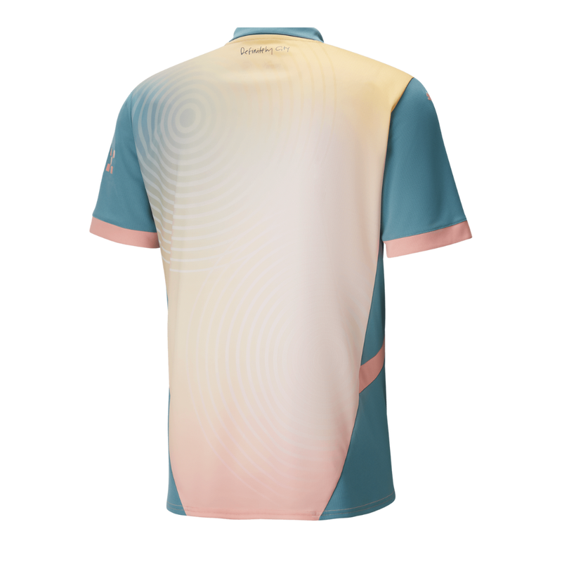 Camisa Manchester City Fourth 24/25 s/n° Torcedor Puma Masculina - Azul e Rosé