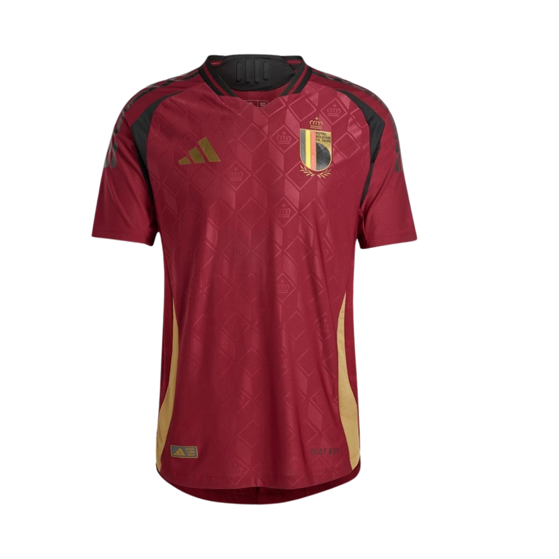 Camisa Bélgica Home 24/25 s/n° Torcedor Adidas Masculino - Grená