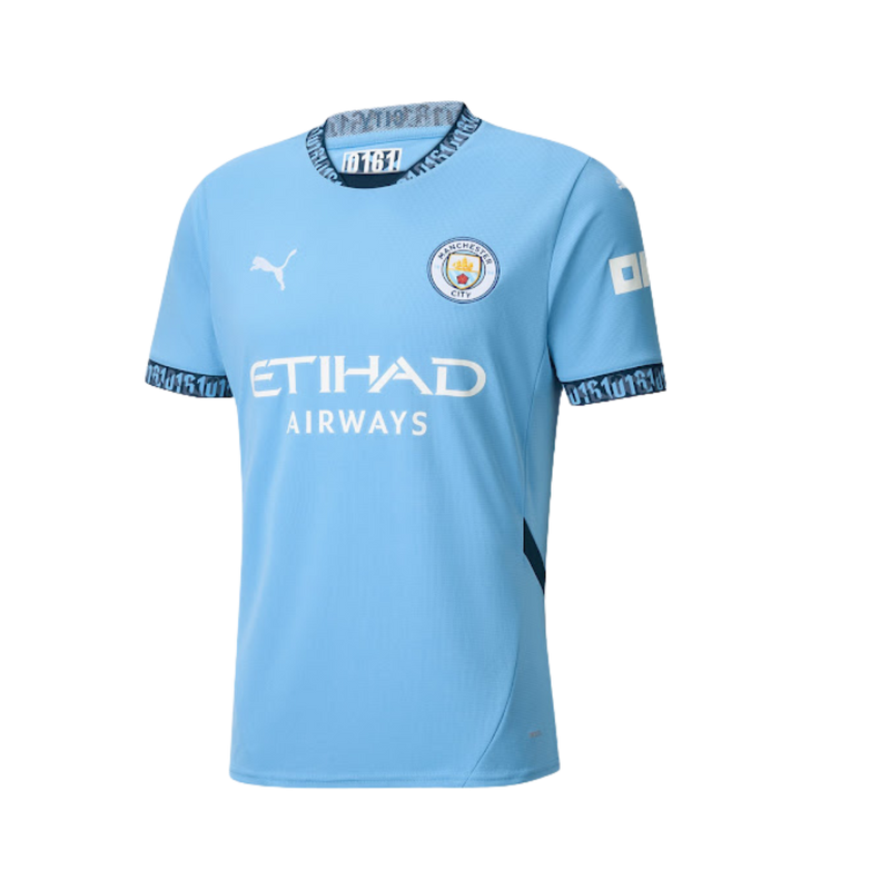 Camisa Manchester City Home 24/25 s/n° Torcedor Masculina - Azul Claro