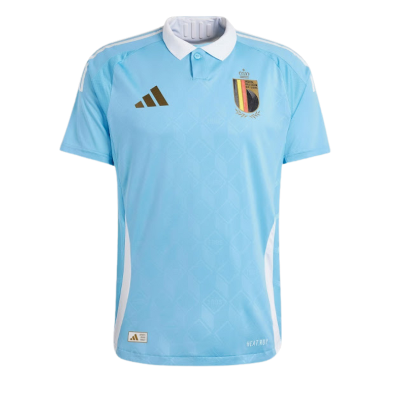 Camisa Bélgica Away 24/25 s/n° Torcedor Adidas Masculino - Azul celeste