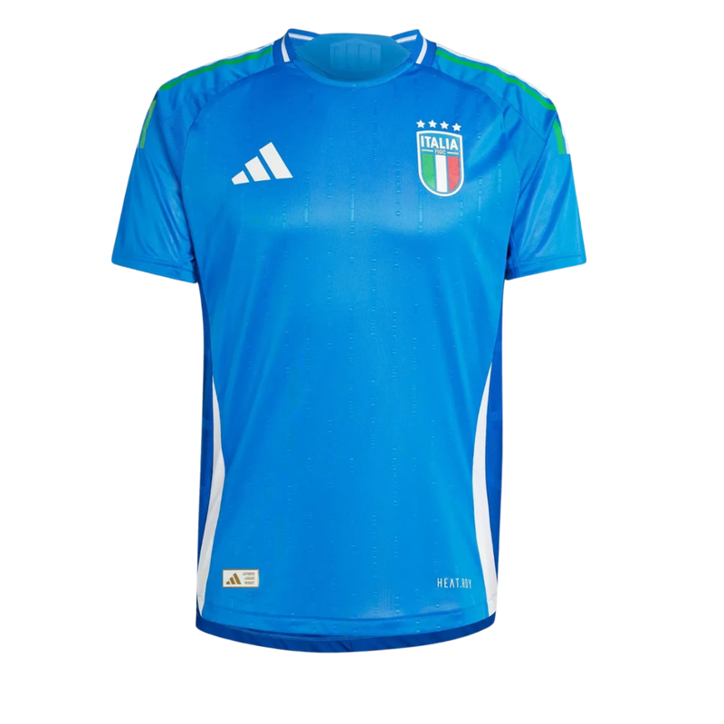 Camisa Itália Home 24/25 s/n° Torcedor Adidas Masculino - Azul