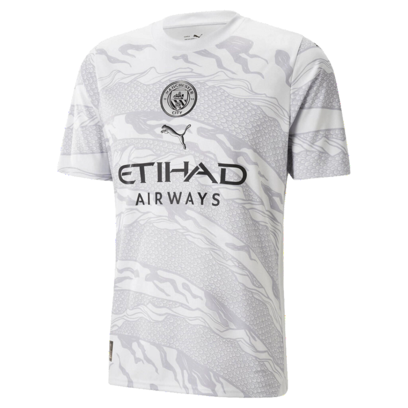 Camisa Manchester City “Ano do Dragão de Madeira” 24/25 s/n° Torcedor Masculina - Cinza