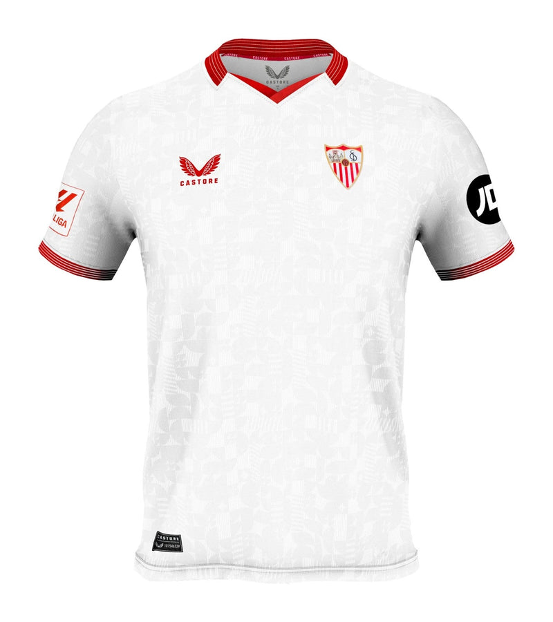 Camisa Sevilla Home 23/24 s/n° Torcedor Masculino - Branca