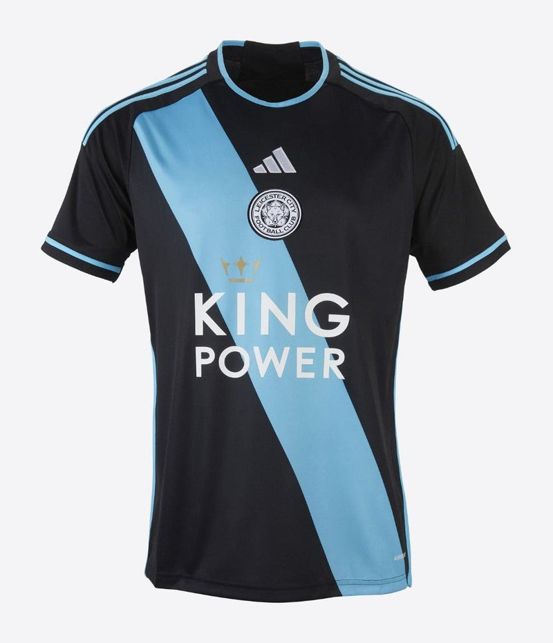 Camisa Leicester City Away 23/24 s/n° Torcedor Adidas Masculina - Preta