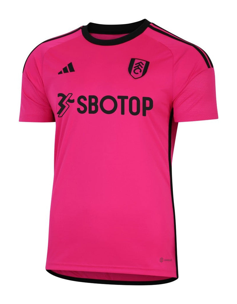 Camisa Fulham Away 23/24 s/n° Torcedor Adidas Masculina - Rosa