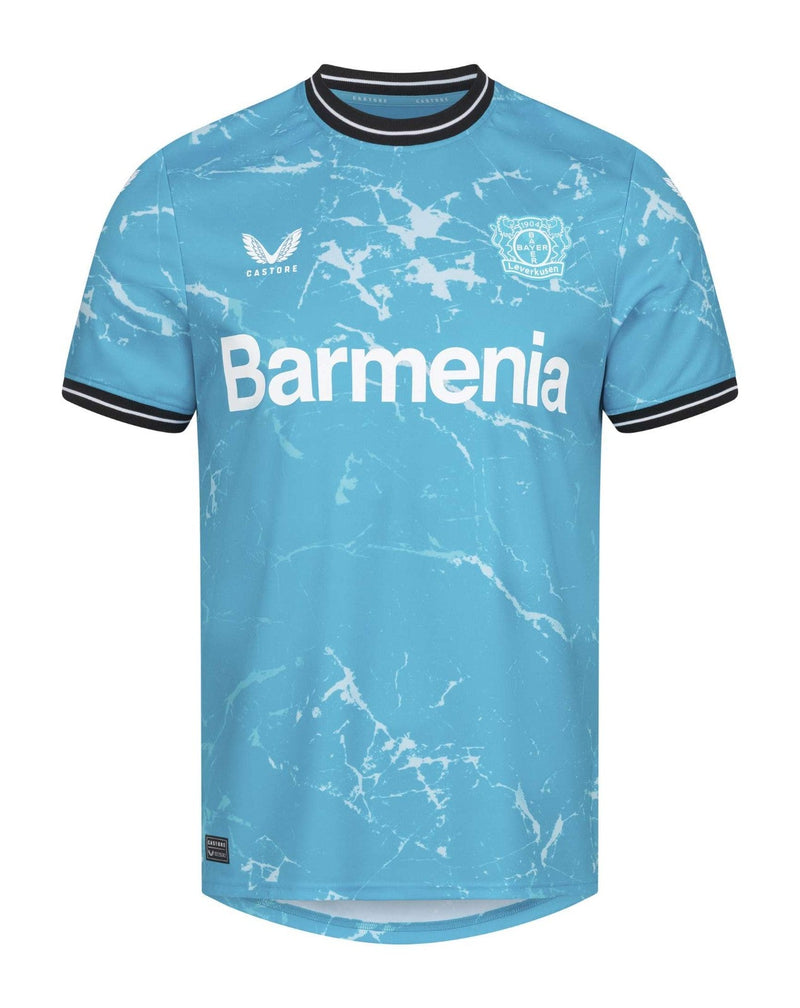 Camisa Bayer Leverkusen Third 23/24 s/n° Torcedor Castore Masculina - Azul