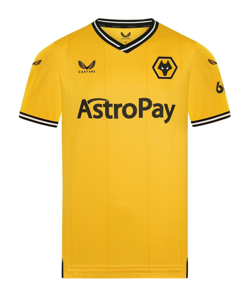 Camisa Wolverhampton Home 23/24 s/n° Torcedor Castore Masculina - Amarela