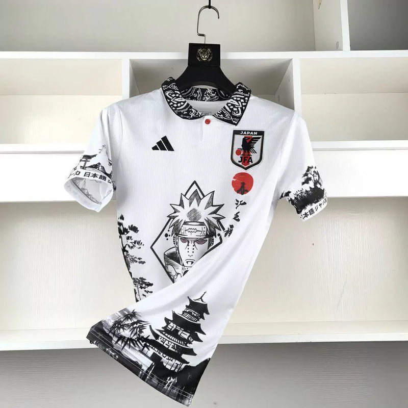 Camisa Japão Edição Naruto Pain 2024 s/n° Torcedor Masculino - Branco