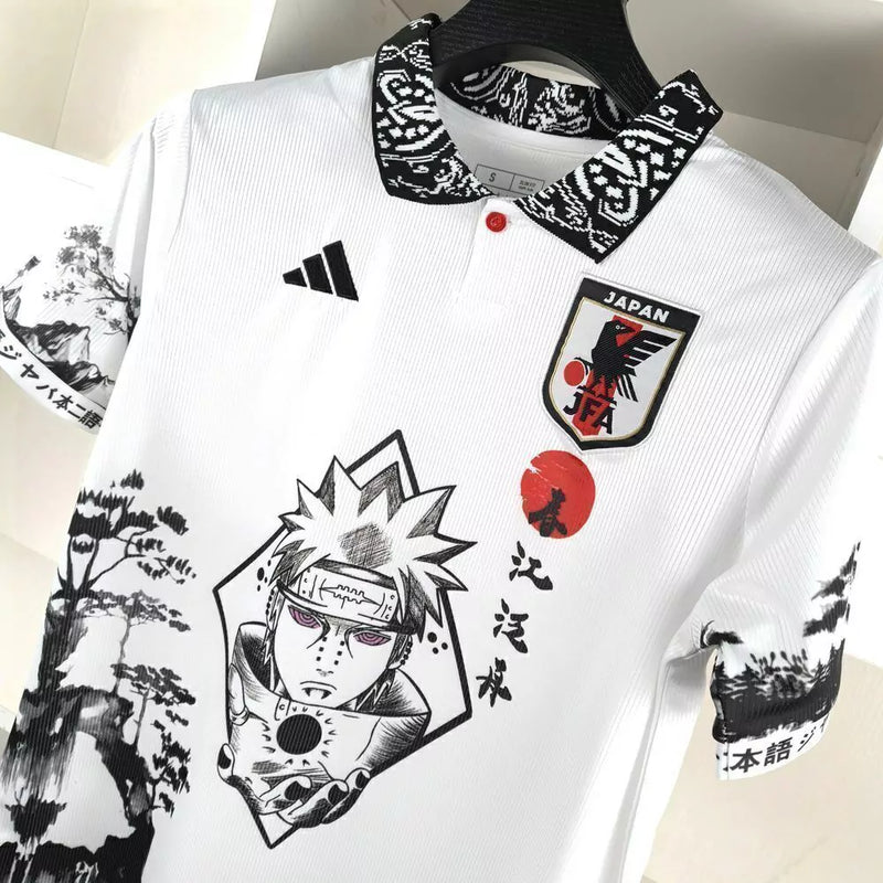 Camisa Japão Edição Naruto Pain 2024 s/n° Torcedor Masculino - Branco