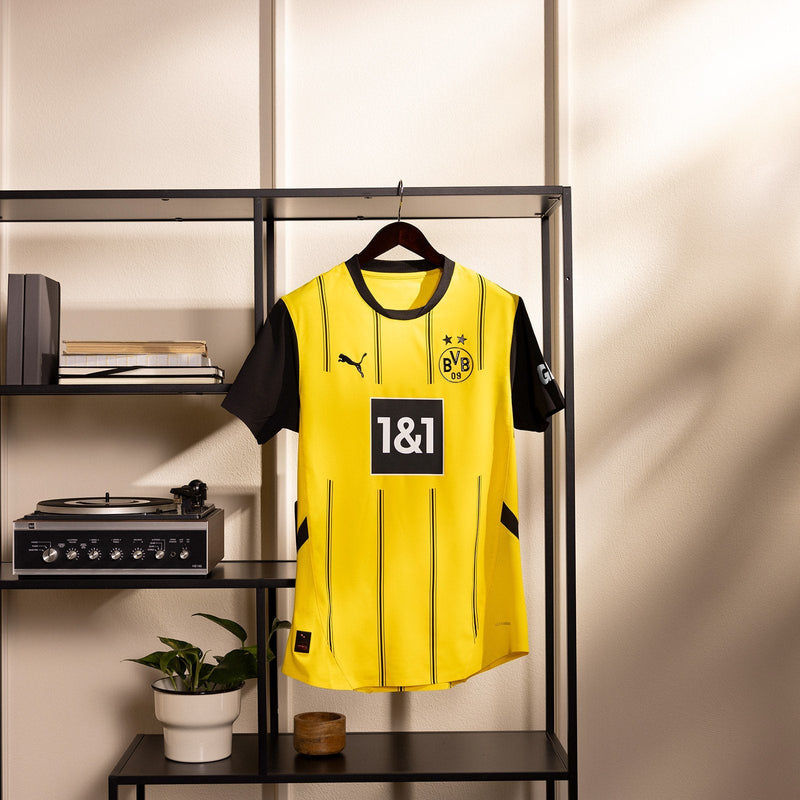 Camisa Borussia Dortmund Home 2024/25 s/n Torcedor Masculino - Amarela