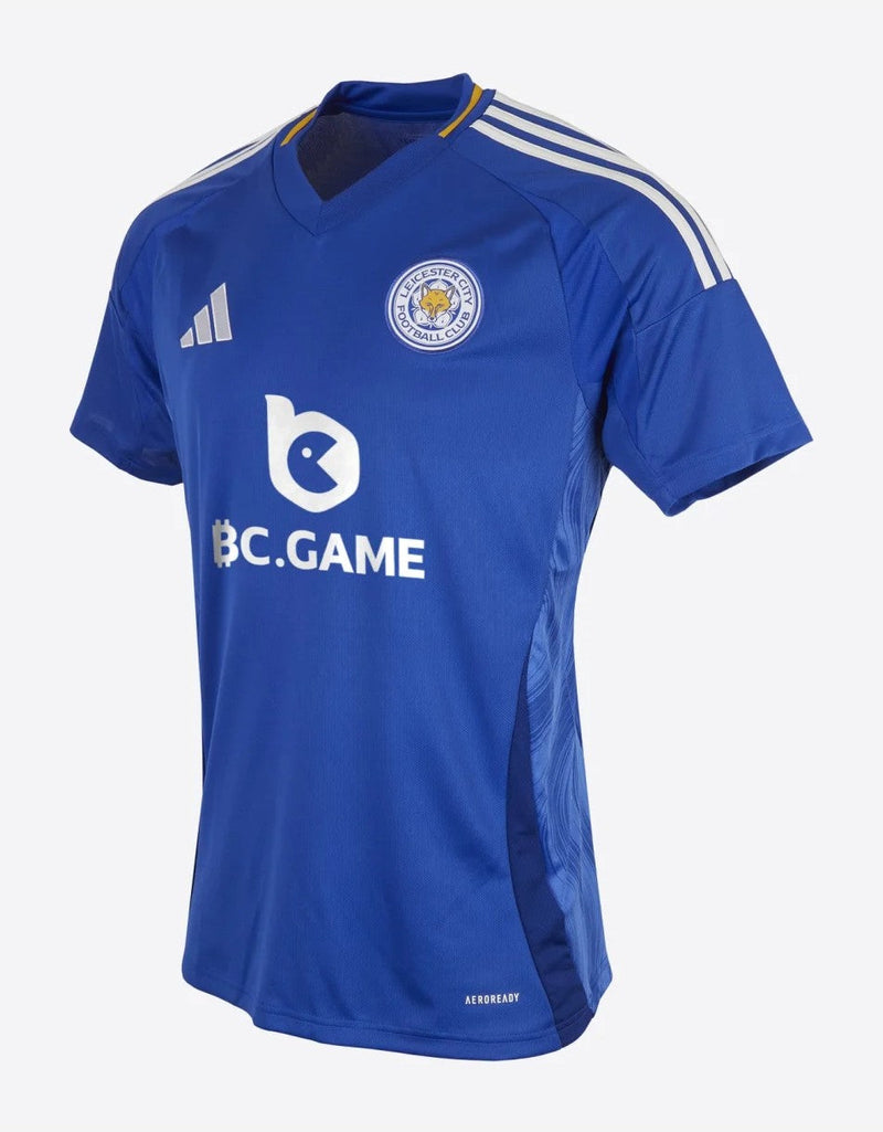 Camisa Leicester City Home 24/25 s/n° Torcedor Adidas Masculina - Azul