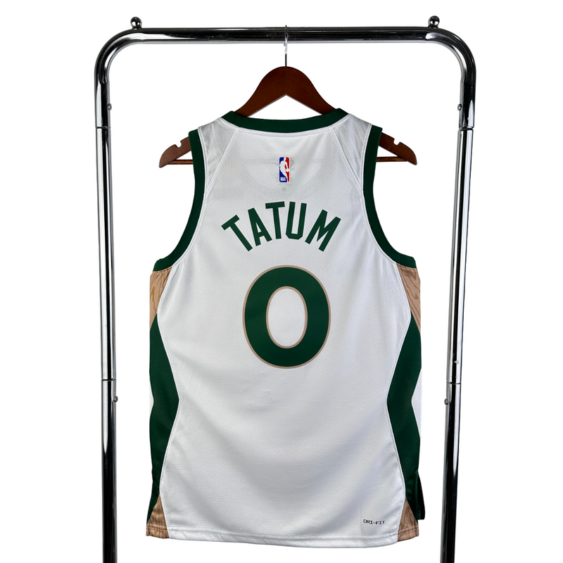 Regata NBA Boston Celtics Nike Authentic Tatum 0 - Branca