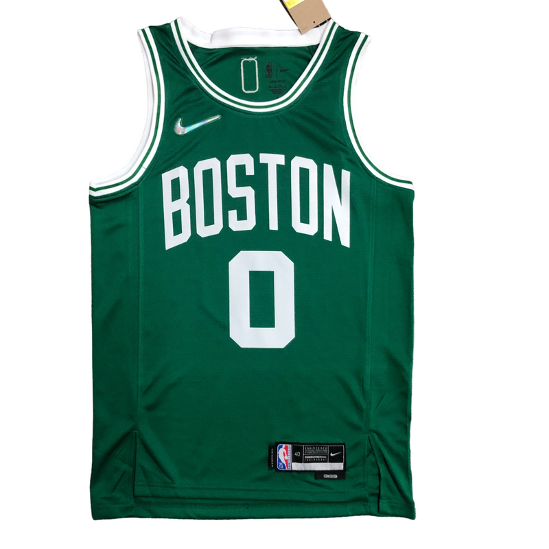 Regata NBA Boston Celtics 75 Anniversary Nike Authentic Tatum 0 - Verde