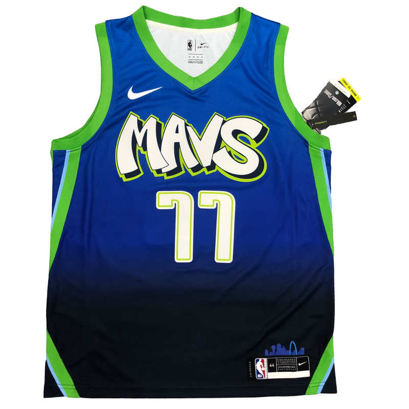 Regata NBA Dallas Mavericks Nike Authentic Doncic 77 - Azul