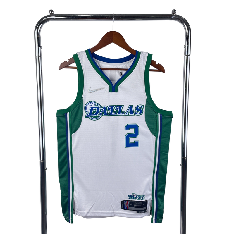 Regata NBA Dallas Mavericks Nike Authentic Irving 2 - Branca