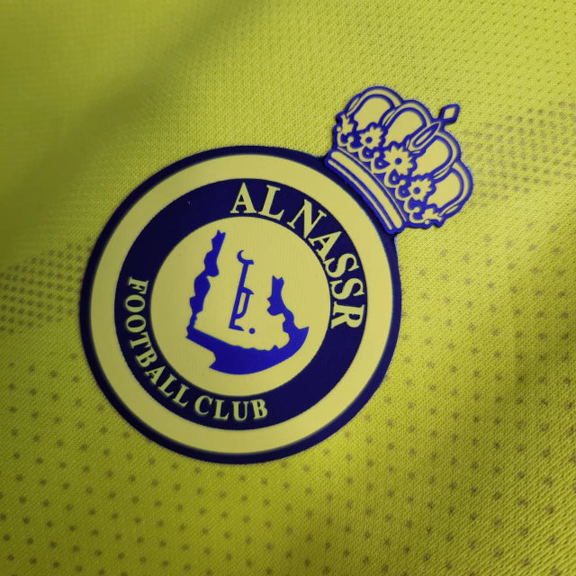 Camisa Al-Nassr I 23/24 Duneus - Amarelo e Azul