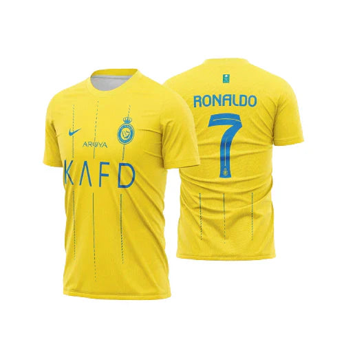 Camisa Al-Nassr I 23/24 (RONALDO -7) Nike - Amarela