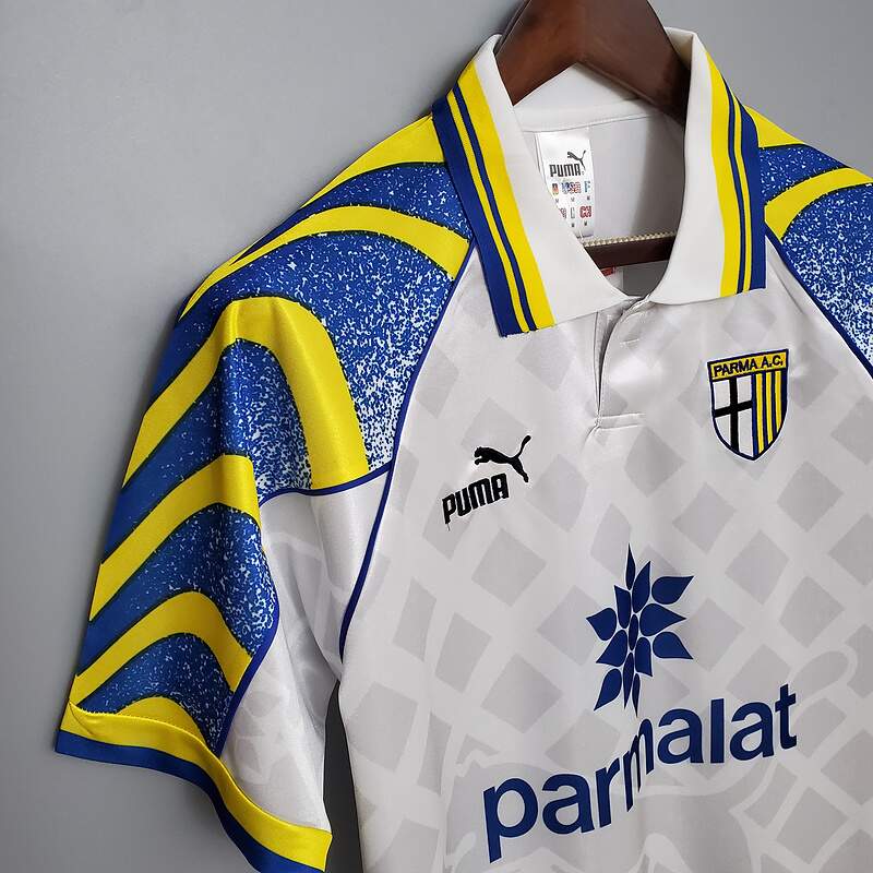 Camisa Retrô Parma Puma 1995/97 Masculino Branco