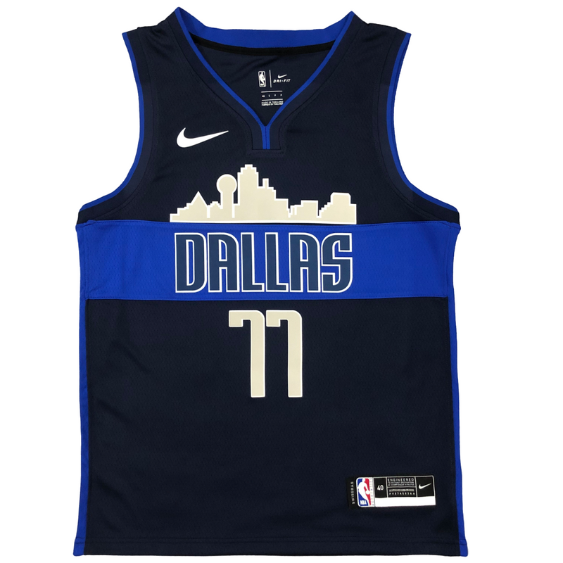 Regata NBA Dallas Mavericks Nike Authentic Doncic 77 - Azul