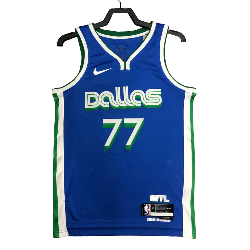 Regata NBA Dallas Mavericks Nike Authentic Doncic 77 - Azul