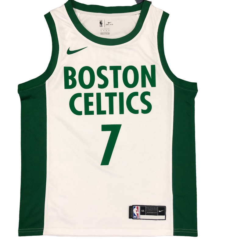 Regata NBA Boston Celtics City Edition Nike Authentic Brown 7 - Branca