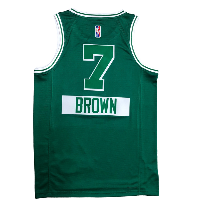 Regata NBA Boston Celtics City Edition Nike Authentic Brown 7 - Verde