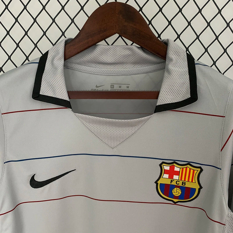 Camisa Retrô Barcelona Nike 2003/04 Masculino Cinza