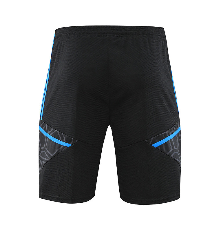 Short Treino - Manchester United 23/24 - Preto/Azul - Adidas