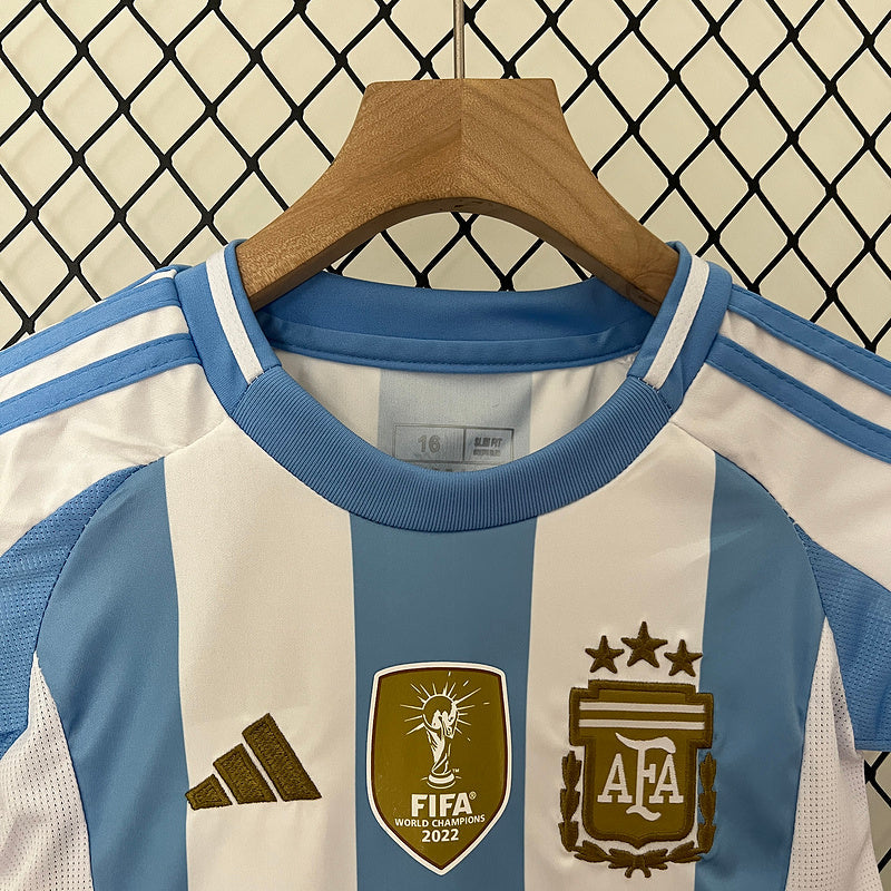 Kit Infantil Argentina 24/25 Adidas - Azul