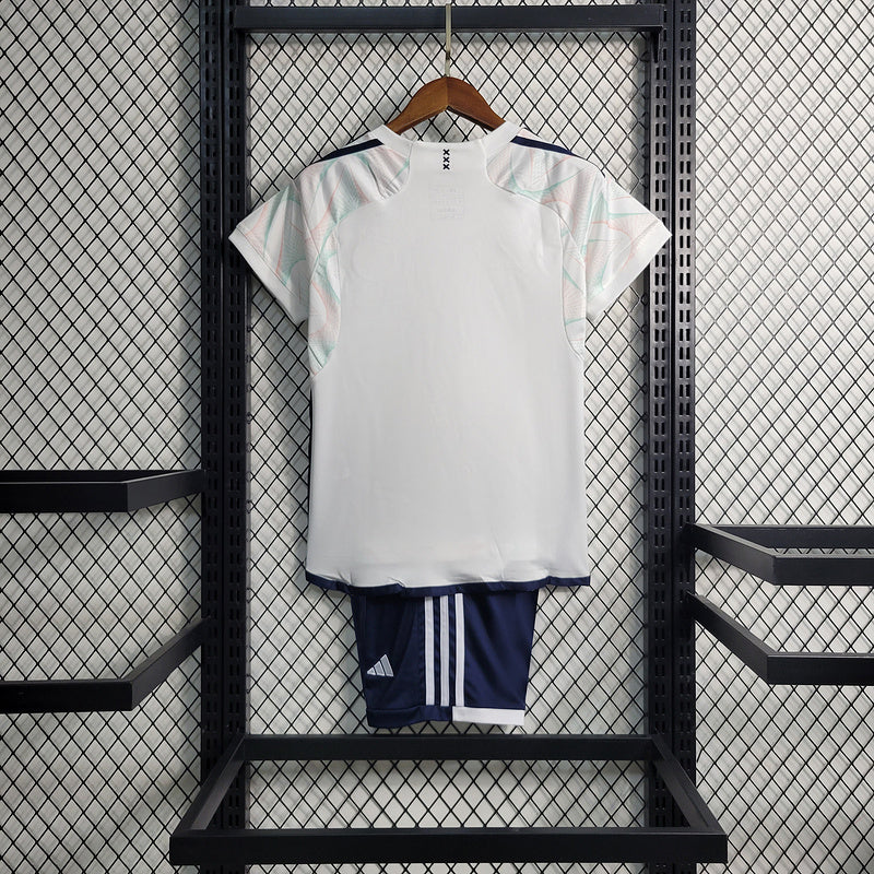 Kit Infantil Ajax 23/24 Adidas - Branco