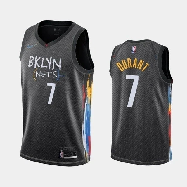 Regata NBA Brooklyn Nets Nike Authentic Durant 7 - Preta