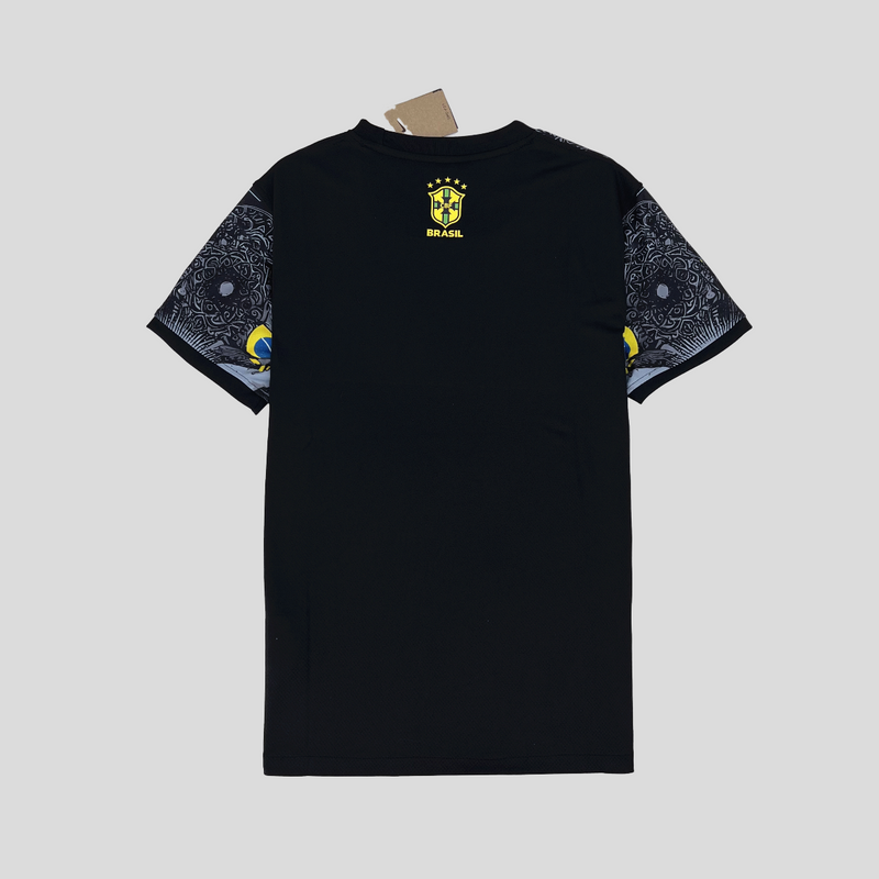 Camisa Brasil Edição Especial Cristo 24/25 s/n° Torcedor Nike Masculina - Preta e Branca