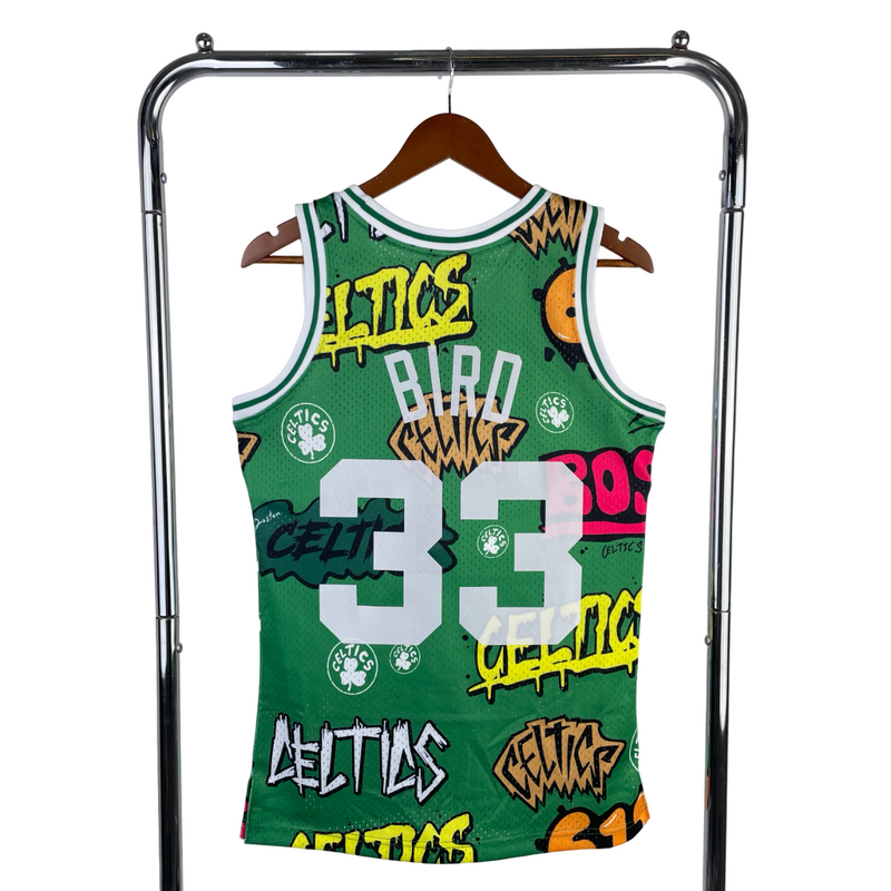 Regata NBA Boston Celtics Mitchell & Ness 1985/1986 Authentic Bird 33 - Verde