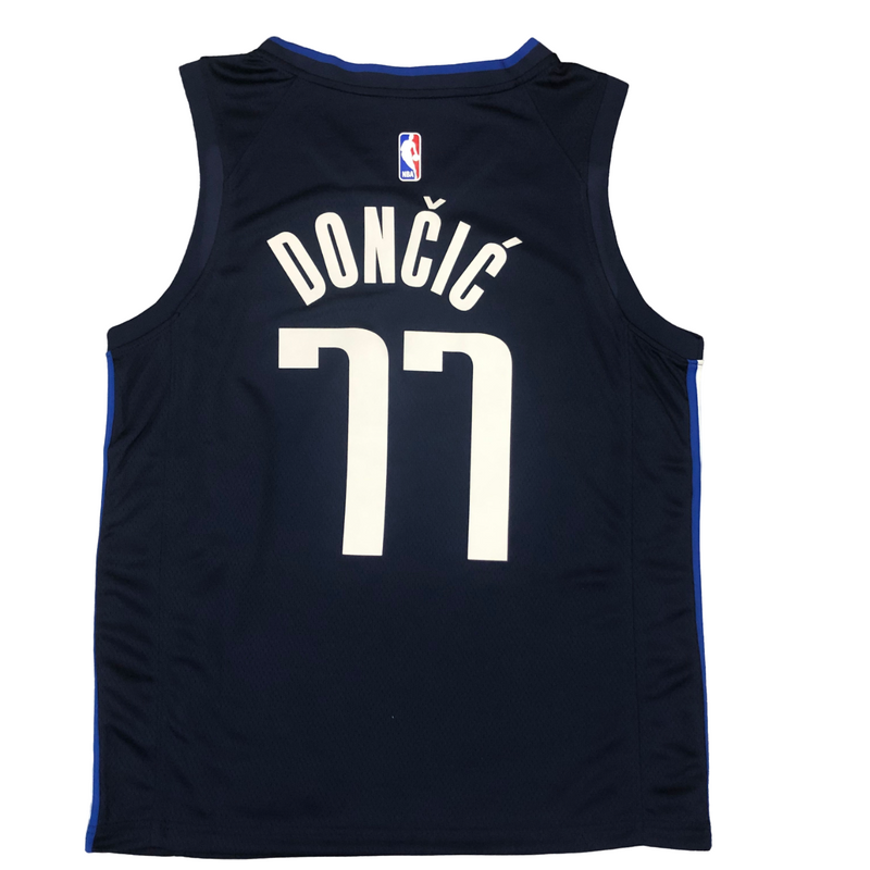 Regata NBA Dallas Mavericks Jordan Authentic Doncic 77 - Azul