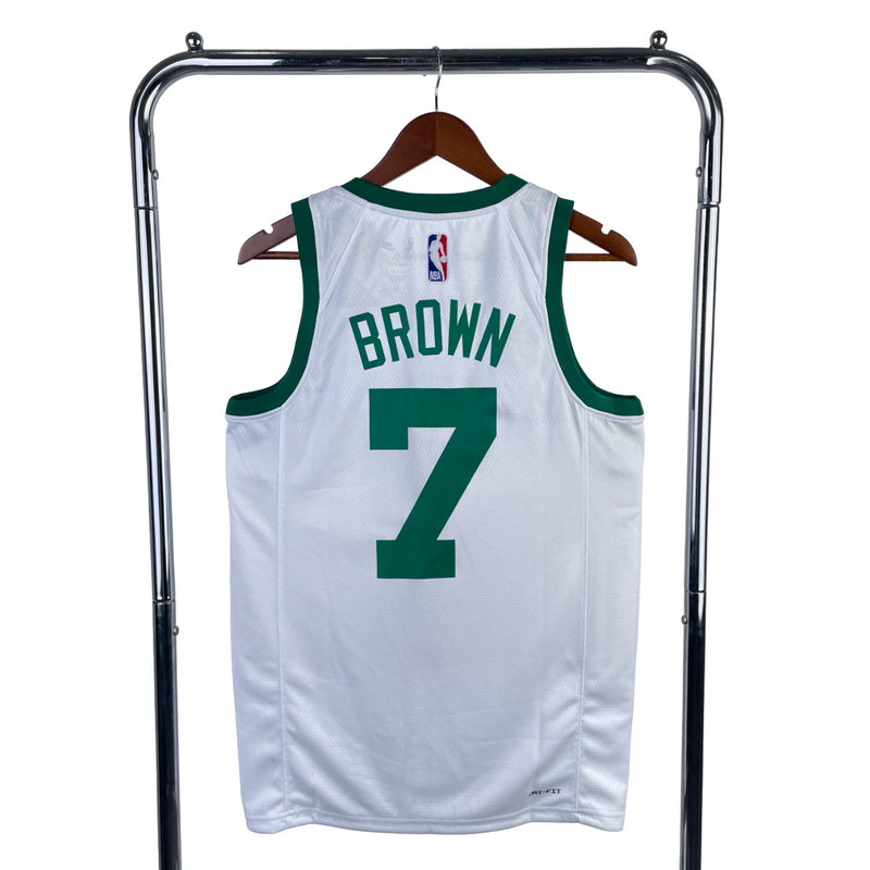 Regata NBA Boston Celtics Nike Authentic Brown 7 - Branca