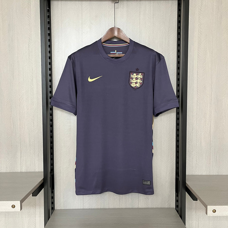 Camisa Inglaterra Away 24/25 s/n° Torcedor Nike Masculino - Preta