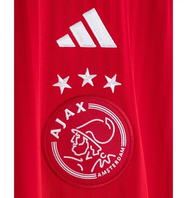 Camisa Ajax I 23/24 Adidas - Branco e Vermelho