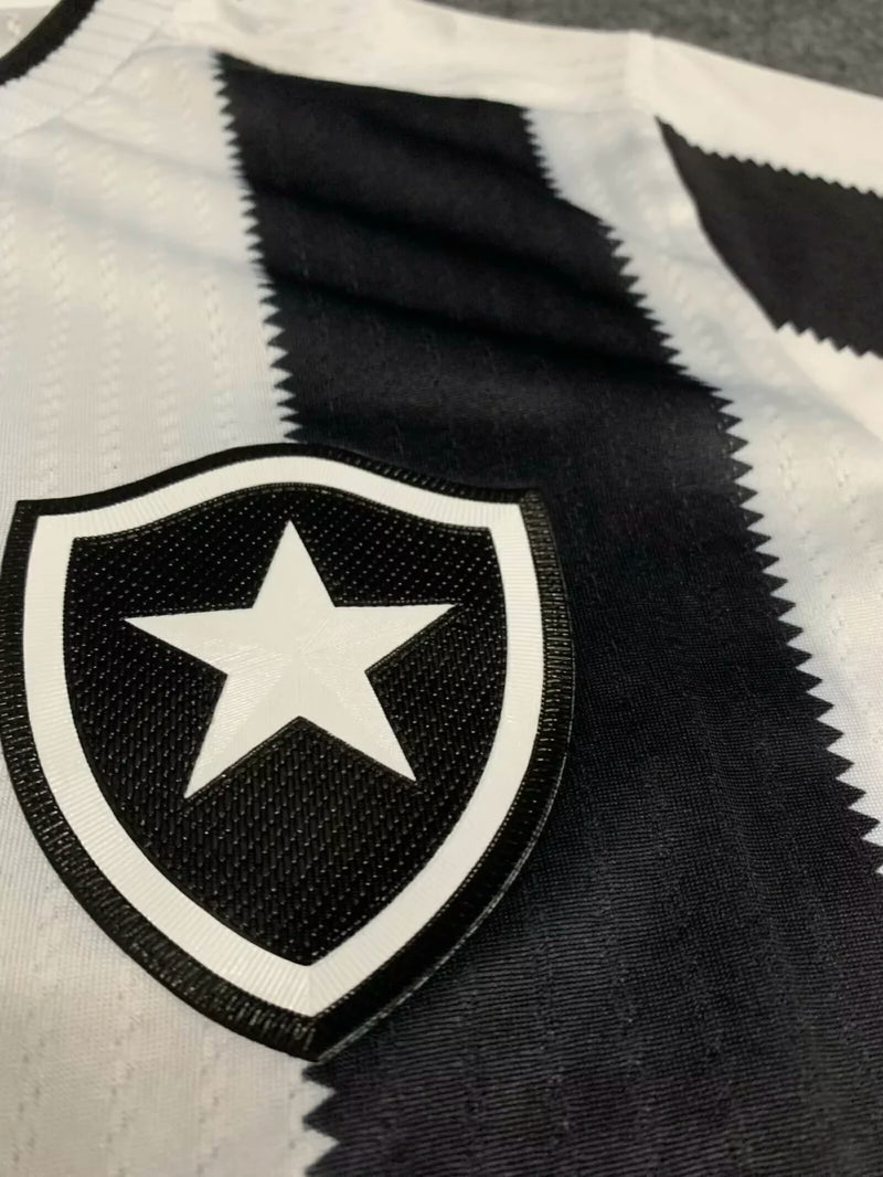 Camisa Botafogo I Home 2024/25 Torcedor Masculino Preto e Branco