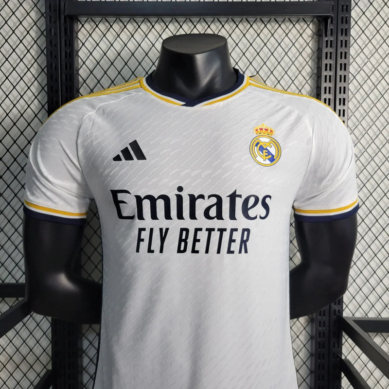 Camisa Real Madrid Home 23/24 s/n° Jogador Masculino - Branca