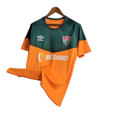 Camisa Fluminense Treino 23/24 Torcedor Umbro Masculina - Laranja