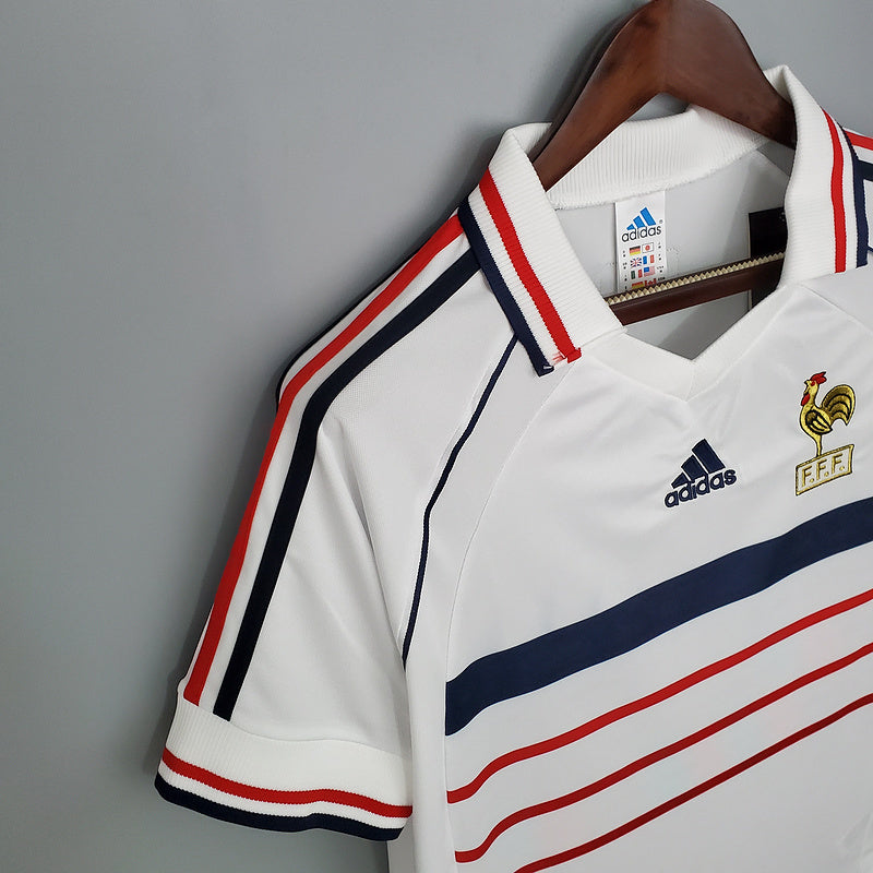 Camisa França Retrô 1998 Branca - Adidas