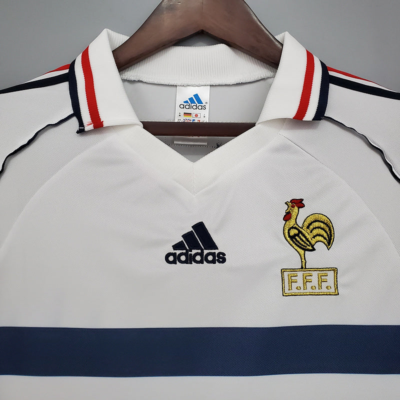 Camisa França Retrô 1998 Branca - Adidas