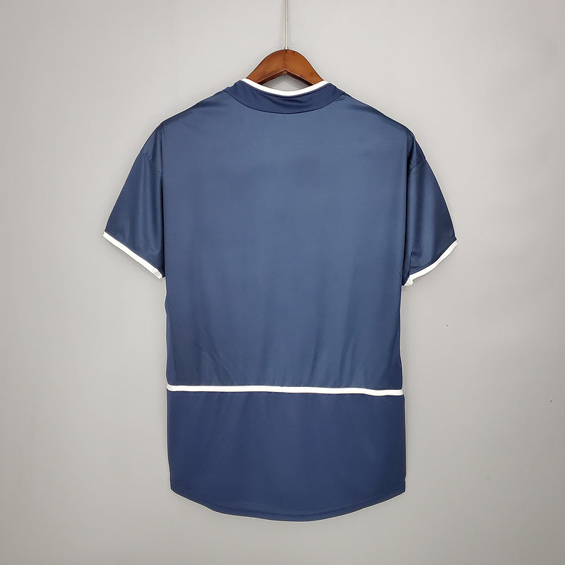 Camisa PSG Retrô 2002/2003 Azul e Vermelha - Nike