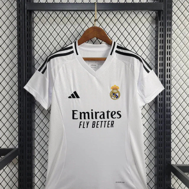 Camisa Real Madrid Home 24/25 s/n° Torcedor Feminina - Branco