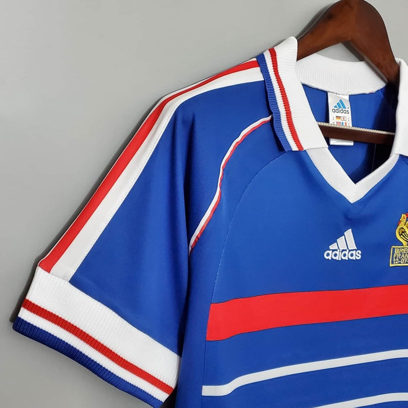 Camisa França Retrô 1998 Azul - Adidas