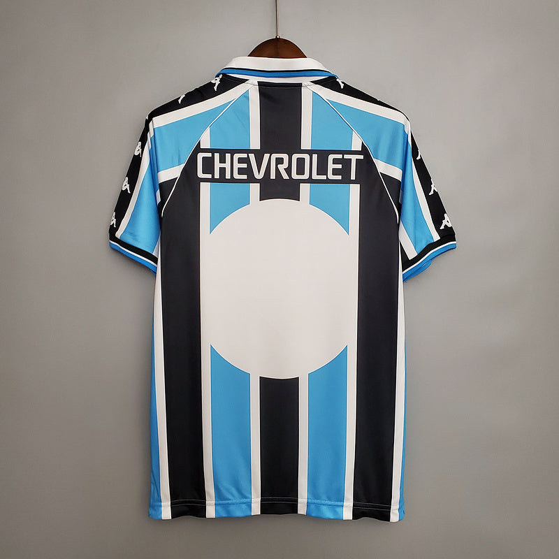 Camisa Grêmio Retrô 2000 Azul e Preta - Kappa