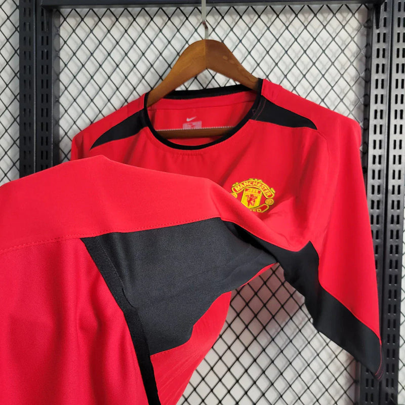 Camisa Retrô Manchester United Nike 2002/04 Vermelho