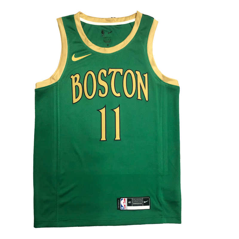 Regata NBA Boston Celtics City Edition Nike Authentic Irving 11 - Verde