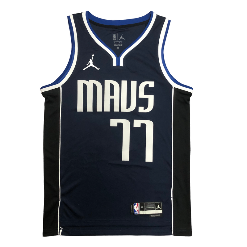 Regata NBA Dallas Mavericks Jordan Authentic Doncic 77 - Azul